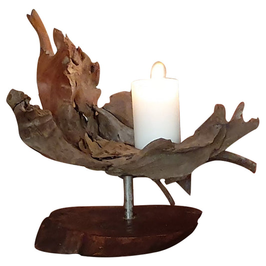 The Candle holder as Unique Item , the Gift from natural