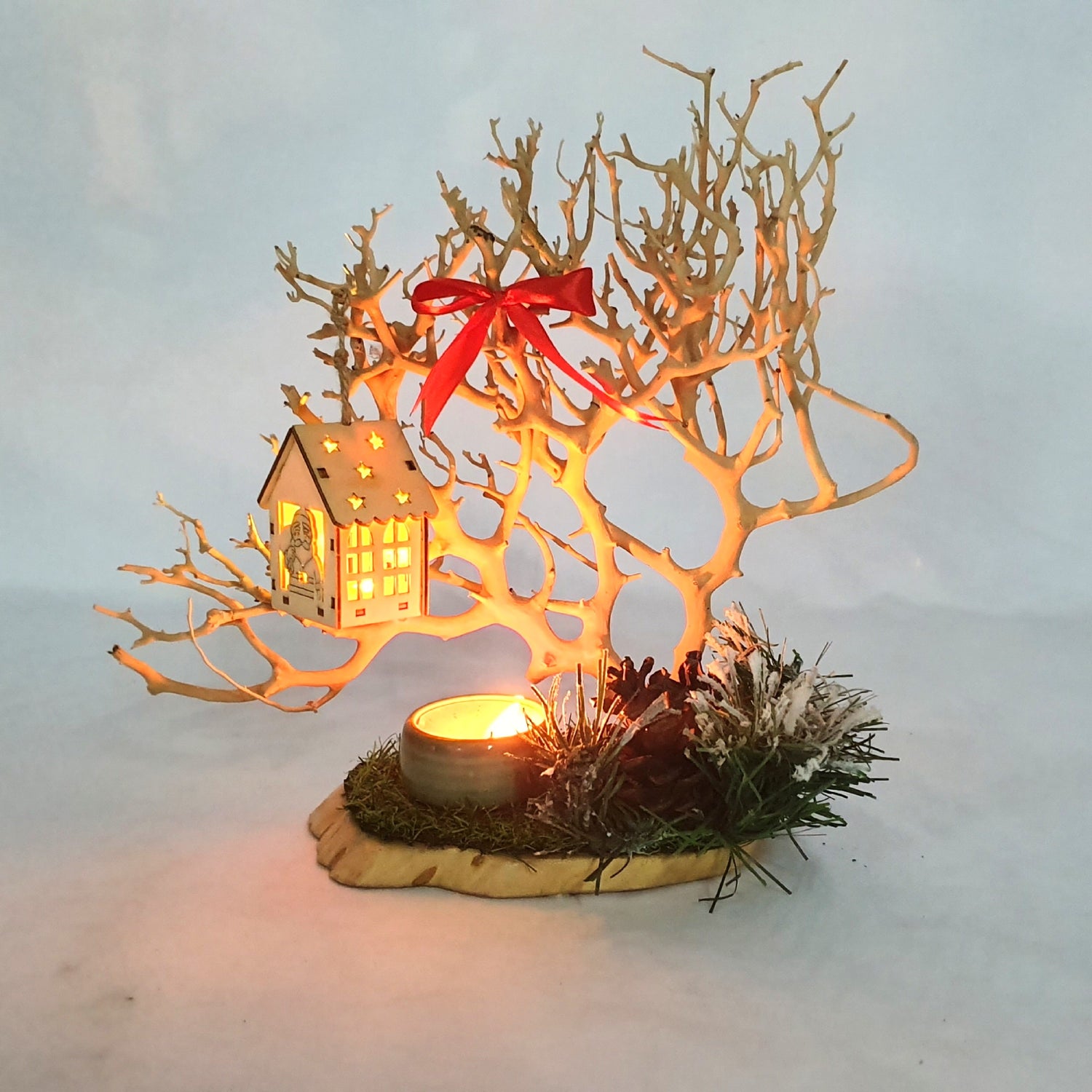 Christmas candle holder