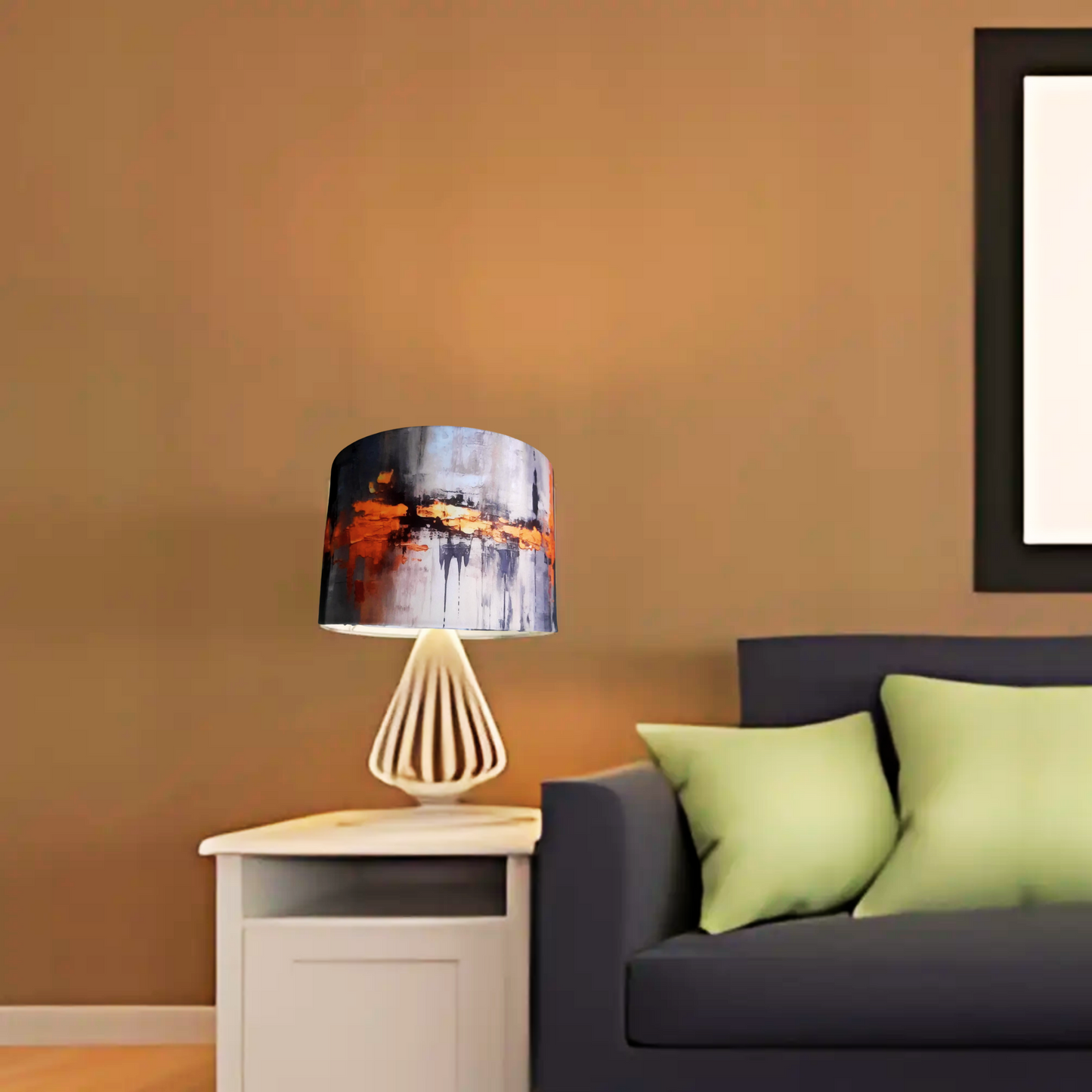 CD180; Drum Lamp Shade; Handmade Lamp Shades, Lamp shade for table lamp; Vintage Lamp Shade; Fabric lamp Shade.