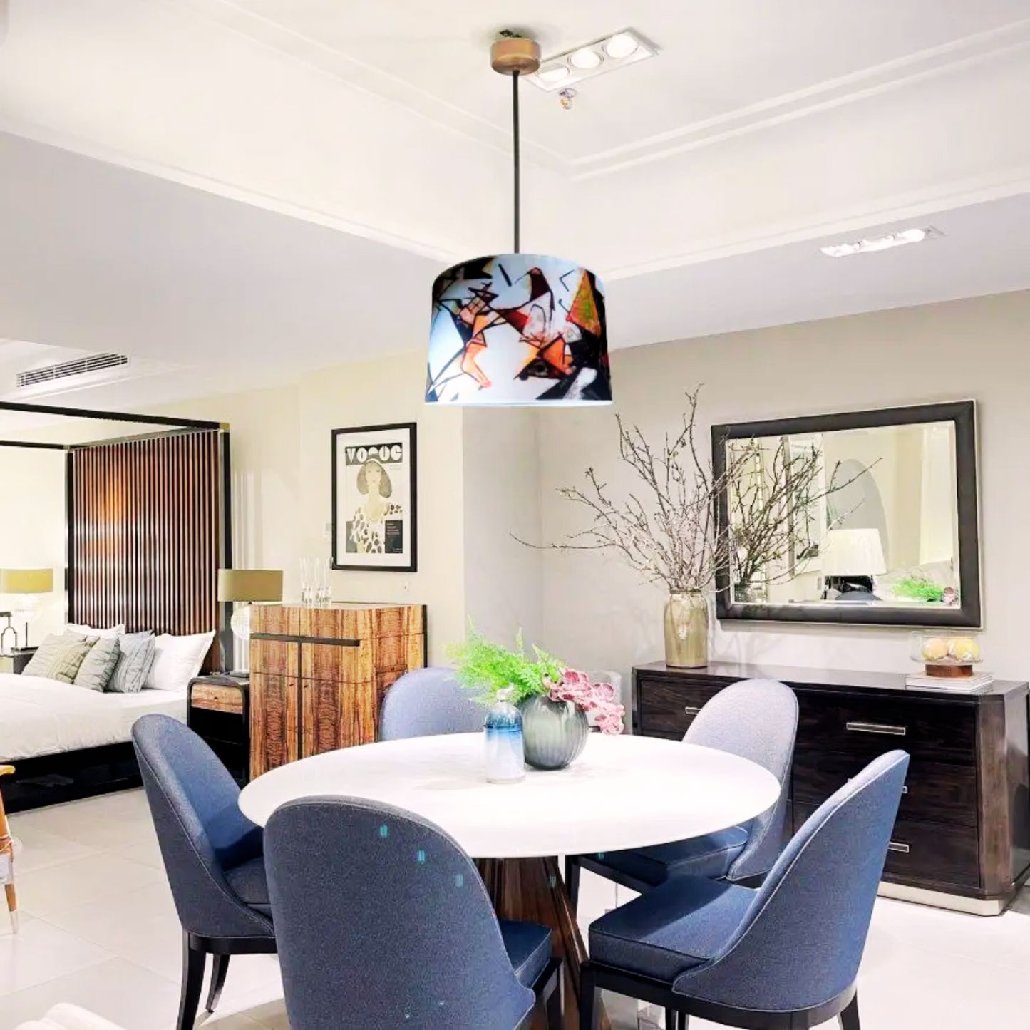 CD179; H 8" x W 12"; Drum Lamp Shade; Handmade Lamp Shades, Lamp shade for table lamp; Vintage Lamp Shade; Fabric lamp Shade.