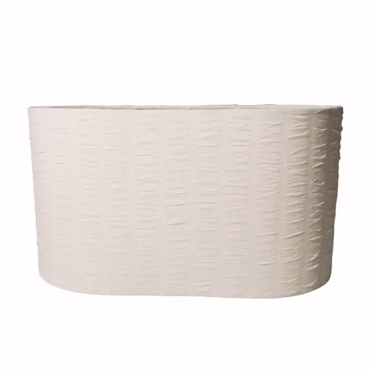 CD137;H 8.6" X L 16" X W9"; Oval Lamp Shade; Handmade Lamp Shades, Lamp shade for table lamp; Vintage Lamp Shade; Fabric lamp Shade.