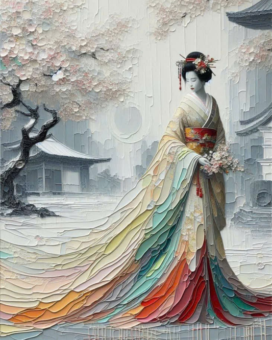 Sakura Elegance – Coffee Wood Wall Art 50×60 cm | HH HOME DECOR