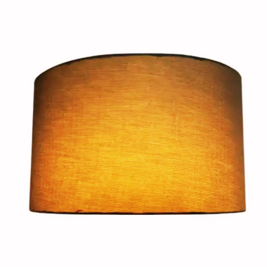 CD173;H 8" x W 12"; Drum Lamp Shade; Handmade Lamp Shades, Lamp shade for table lamp; Vintage Lamp Shade; Fabric lamp Shade.
