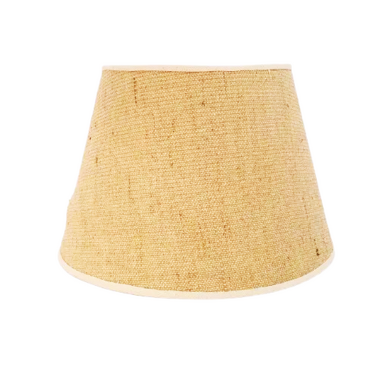CD150 ; Bell Lamp Shade; Handmade Lamp Shades, Lamp shade for table lamp; Vintage Lamp Shade; Jute fabric lamp Shade.
