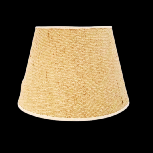 CD150 ; Bell Lamp Shade; Handmade Lamp Shades, Lamp shade for table lamp; Vintage Lamp Shade; Jute fabric lamp Shade.