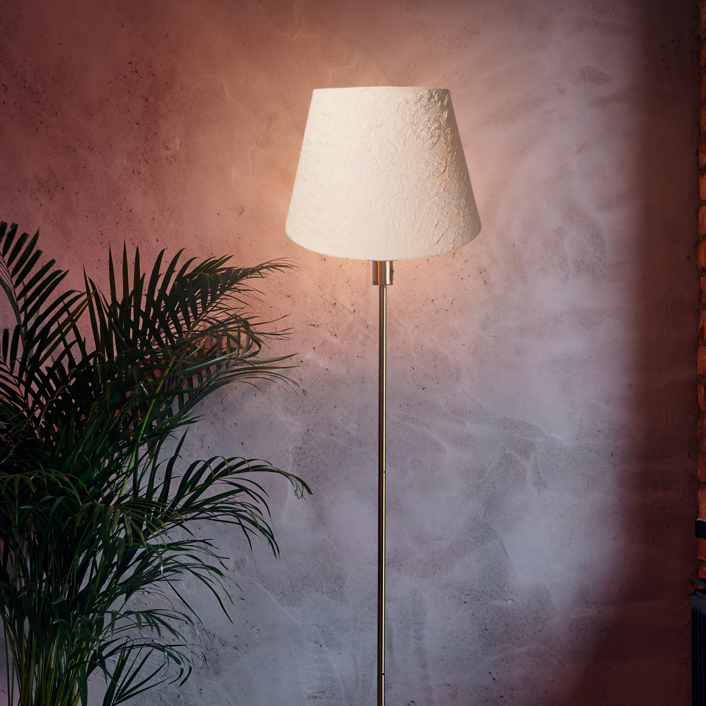 CD153; H 7.5" x W 11.4" ; Bell Lamp Shade; Handmade Lamp Shades, Lamp shade for table lamp; Vintage Lamp Shade; Fabric lamp Shade.
