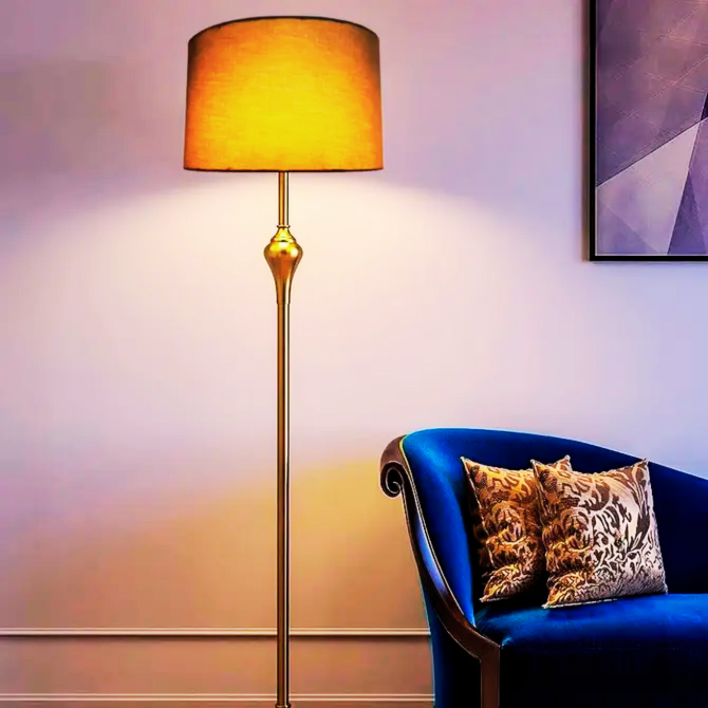 CD173;H 8" x W 12"; Drum Lamp Shade; Handmade Lamp Shades, Lamp shade for table lamp; Vintage Lamp Shade; Fabric lamp Shade.