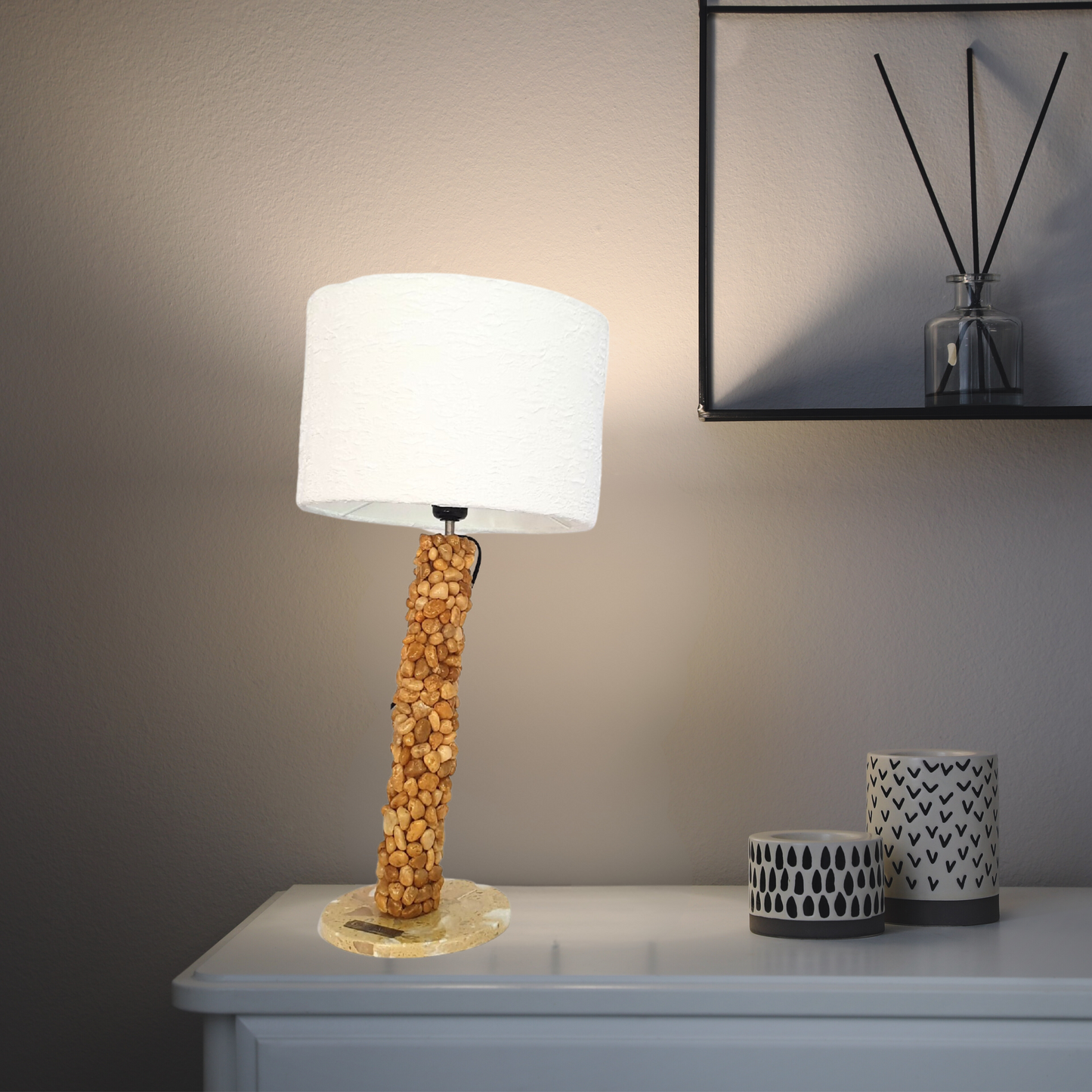 Rustic Table Lamp; home decor ; handmade gift TL64