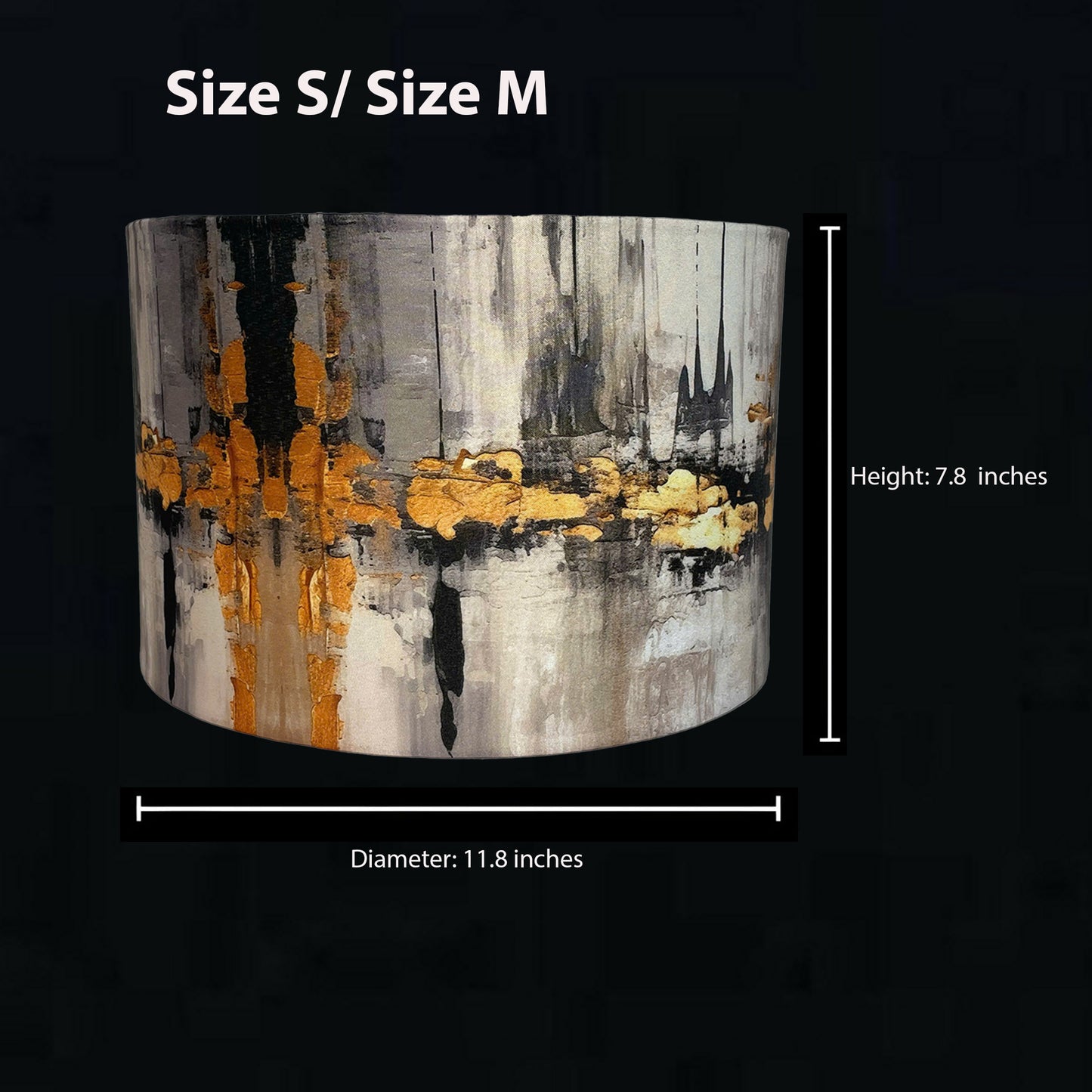 CD180; Drum Lamp Shade; Handmade Lamp Shades, Lamp shade for table lamp; Vintage Lamp Shade; Fabric lamp Shade.