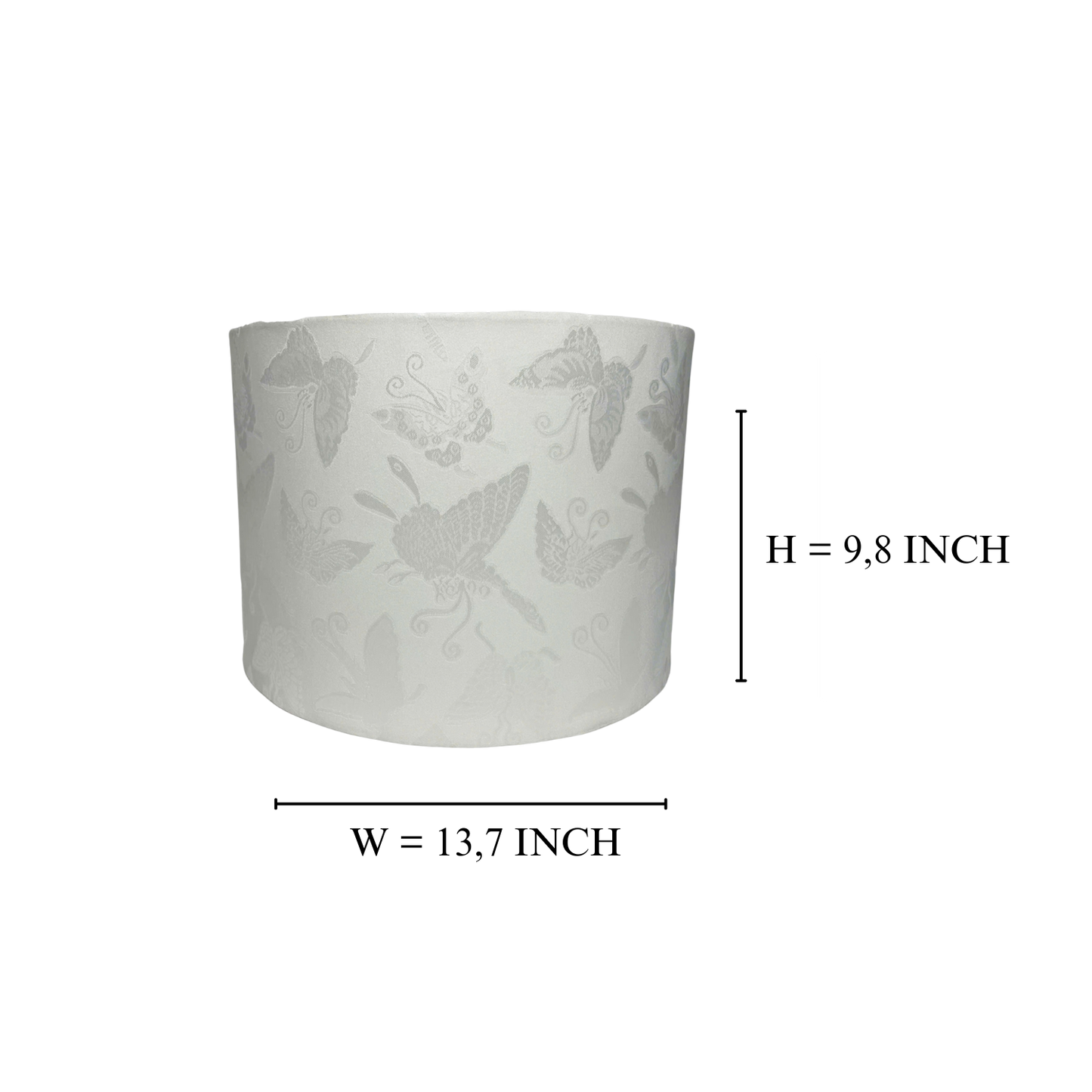 Lampshade; Lampshade Fabric; CD202T; " Butterfly " lampshade.