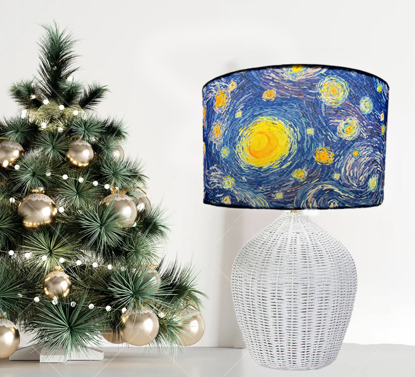 Lampshade; Lampshade Fabric; CD204T; "Galaxy" Lampshade