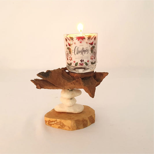 DN259-Candle Holder, Christmas Candle Holer.