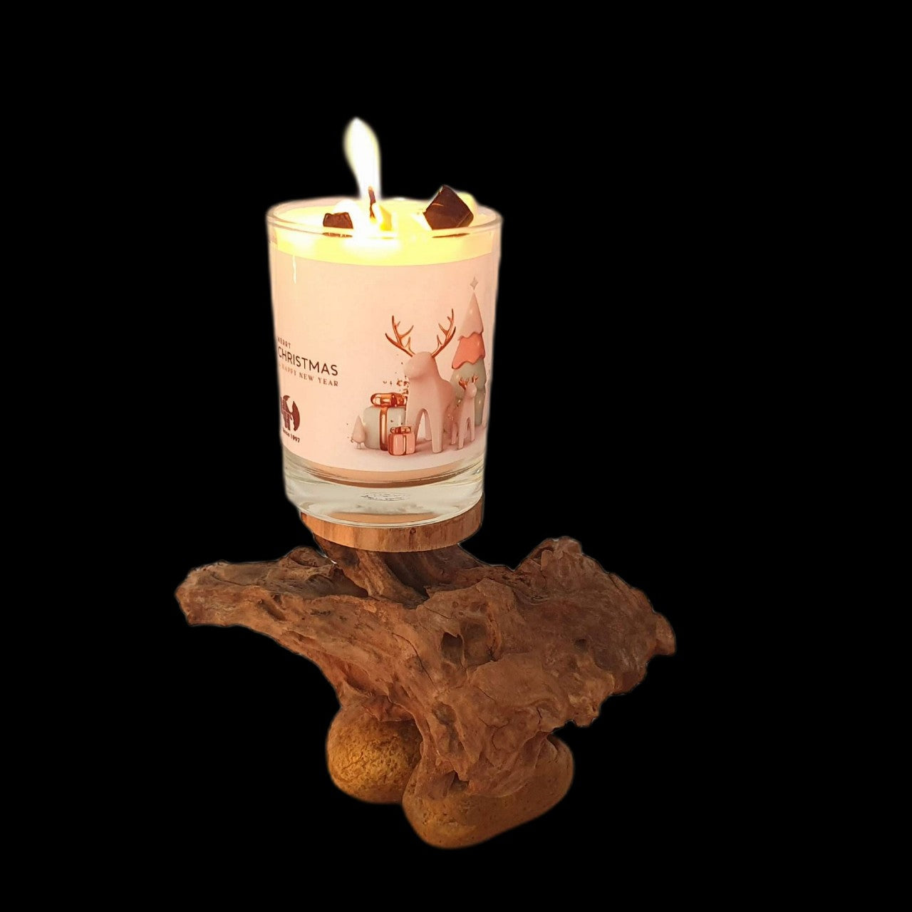 DN263- Candle Holder, Christmas Candle Holer.
