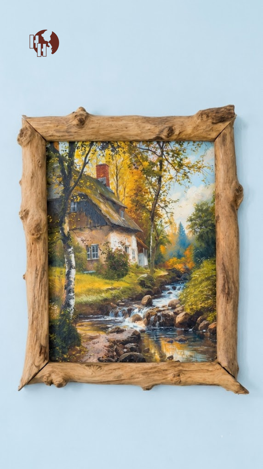 A LITTLE COTTAGE BY THE STREAM - WHERE AUTUMN WRAPS UP PEACE