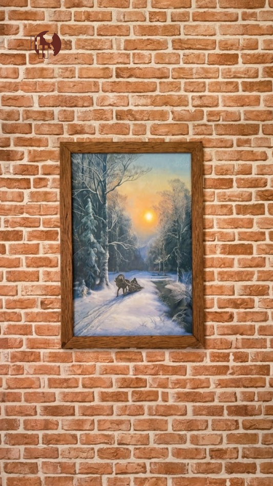 A JOURNEY THROUGH THE SNOWY FOREST - ARE YOU HEADING TOWARDS THE SUN?