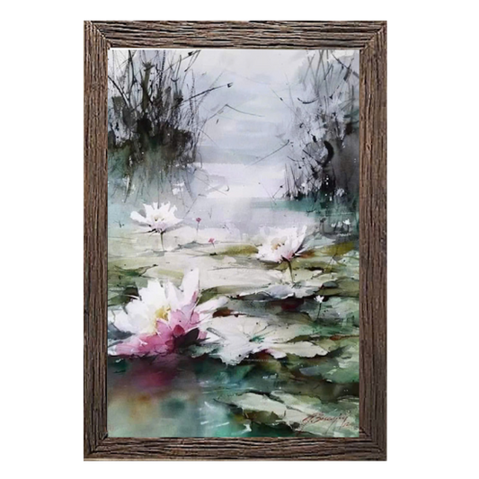 Canvas painting; Wood Picture Frame; TRI152; Hanging Picture Frame.