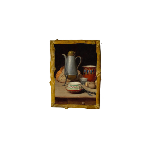 RUSTIC OIL PAINTING . HANDMADE , GIFTS , SPECIAL GIFTS (  028 TR/H-H )