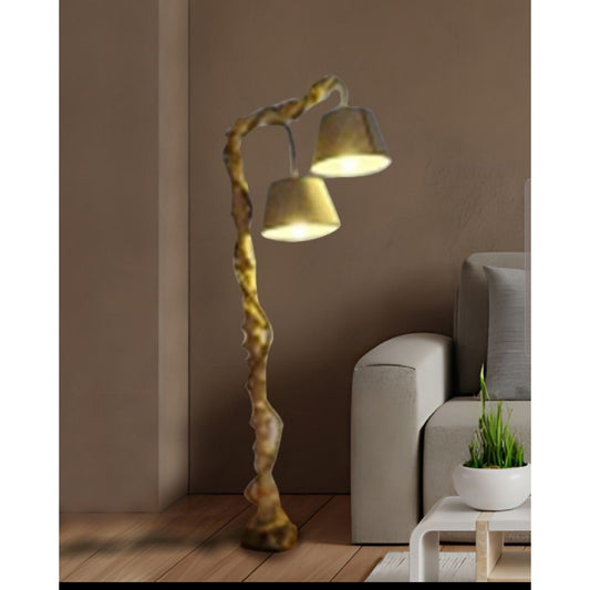 Rustic Floor Lamp; home decor ; handmade lamp;  FL68