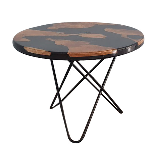 BD5; Epoxy coffee table; Art Resin Table;Custom Made Resin and Drift Wooden Coffee Table, Epoxy Table Round , Resin table, Epoxy end table.
