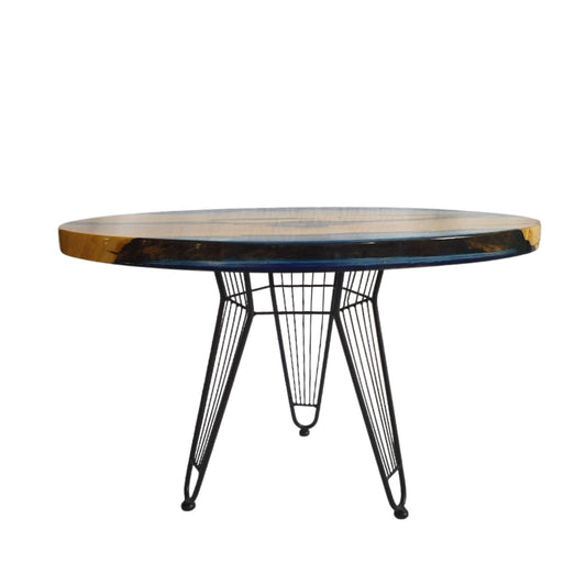 B253; Epoxy coffee table; Art Resin Table;Custom Made Resin and Drift Wooden Coffee Table, Epoxy Table Round , Resin table, Epoxy end table.