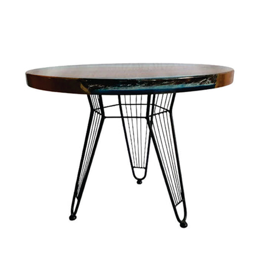 B254; Epoxy coffee table; Art Resin Table;Custom Made Resin and Drift Wooden Coffee Table, Epoxy Table Round , Resin table, Epoxy end table.