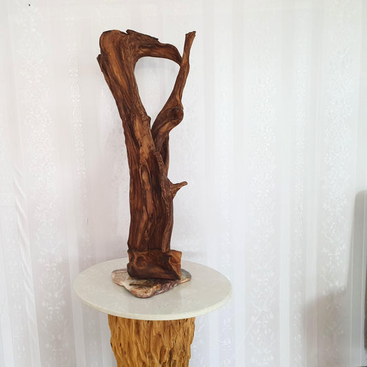 The Art Driftwood Sculpture for Decor ; natural sculpture ; gift for new home