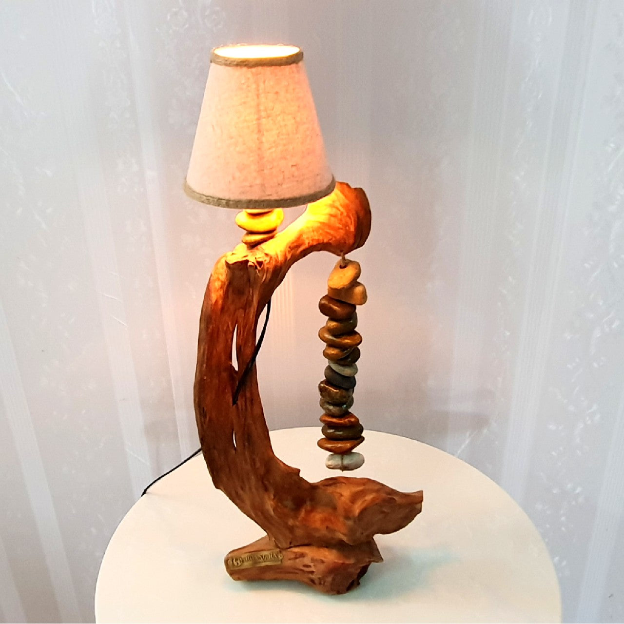 Wooden Table Lamp