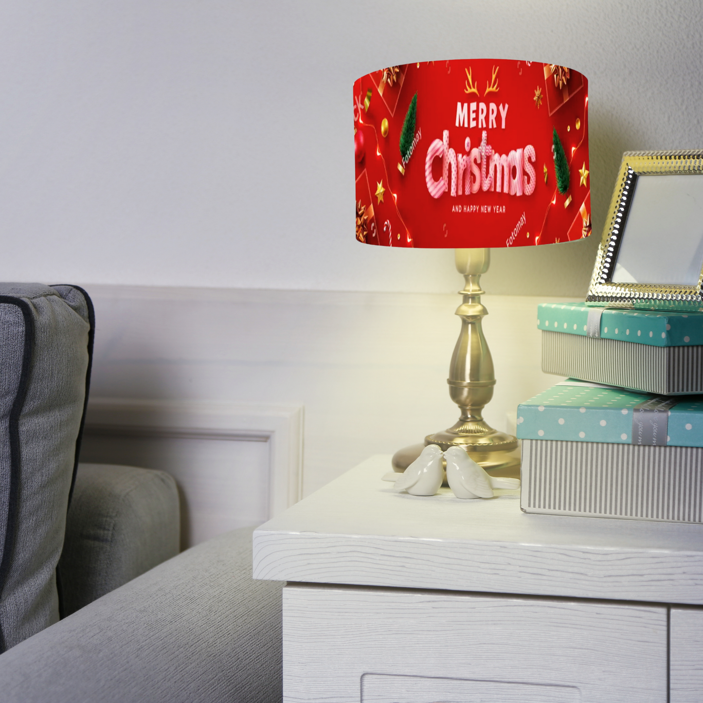 CD182-DM-Chrismas lamp shade