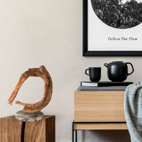 wooden Sculpture , handmade gift  ( SC 205/HH )