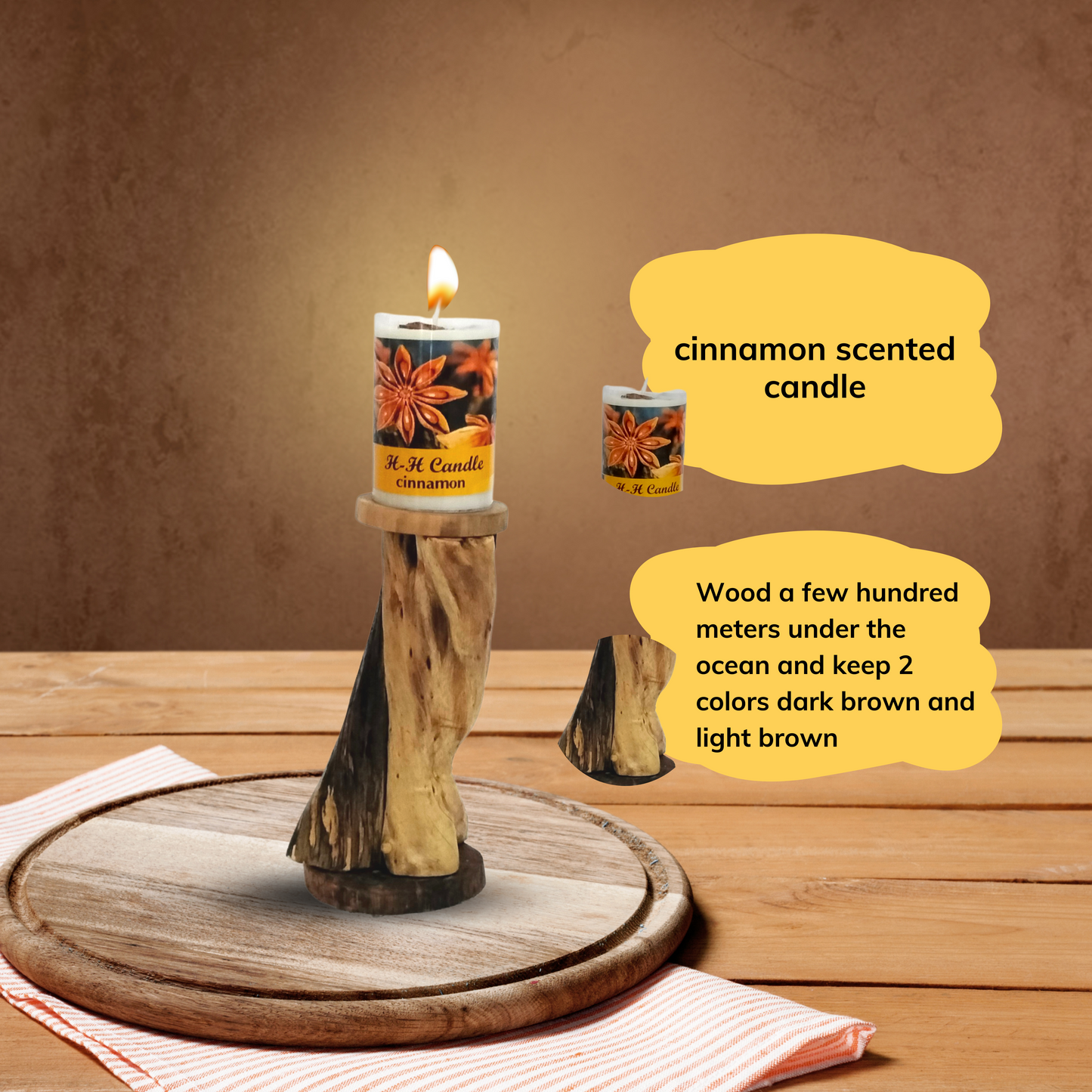 Candel hoder - Home decor- handmade gift- Classic candle holder DN100