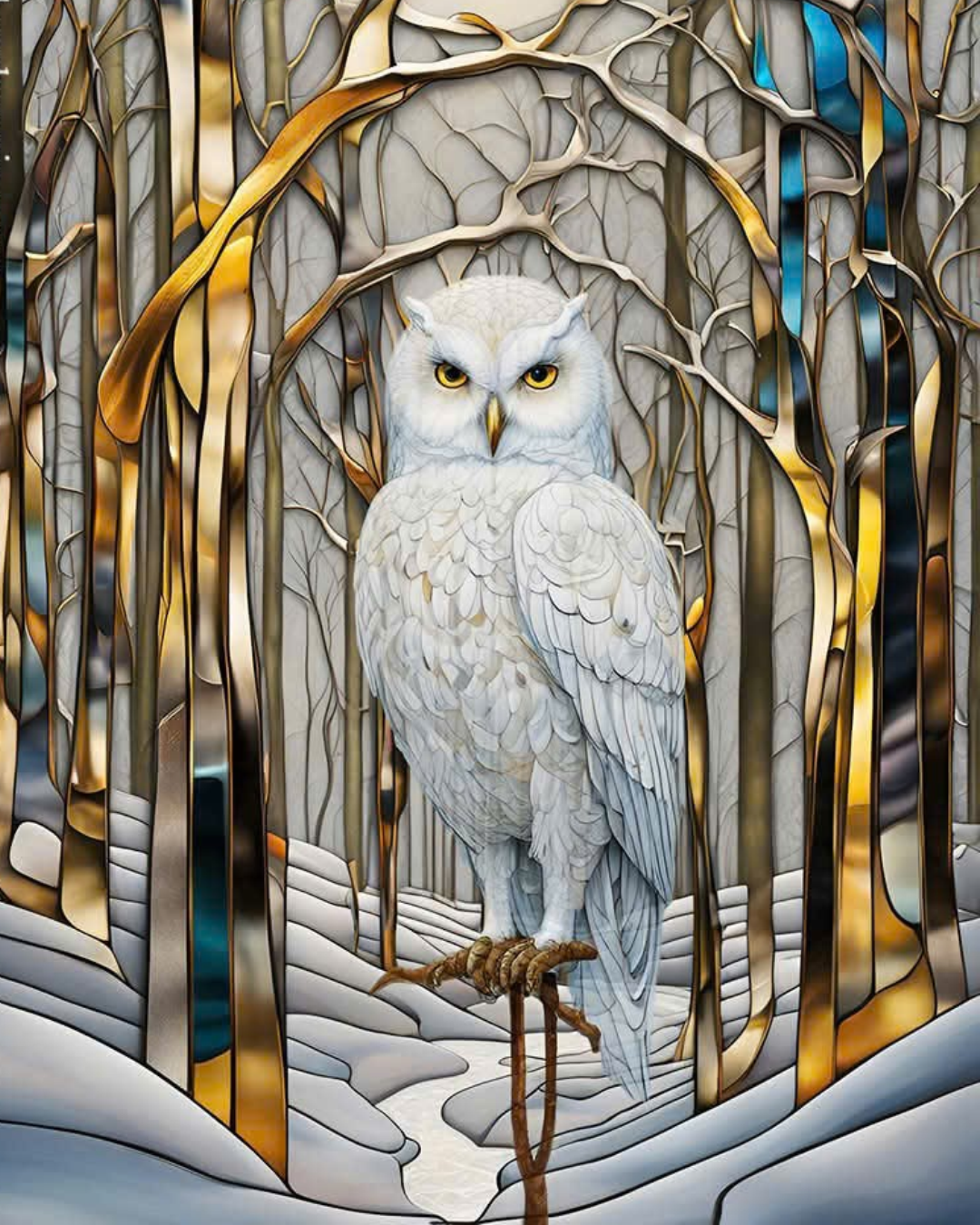 White Owl Coffee Wood Wall Art 50×60 cm | HH HOME DECOR