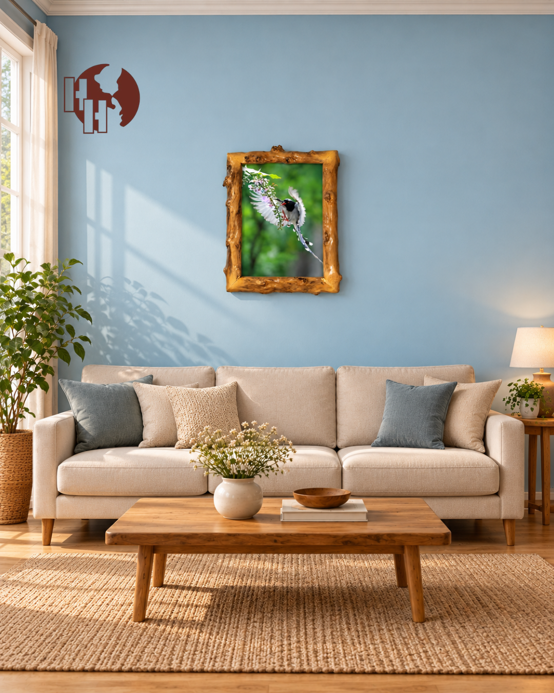 Wings of Freedom – Coffee Wood Wall Art 50×60 cm | HH HOME DECOR