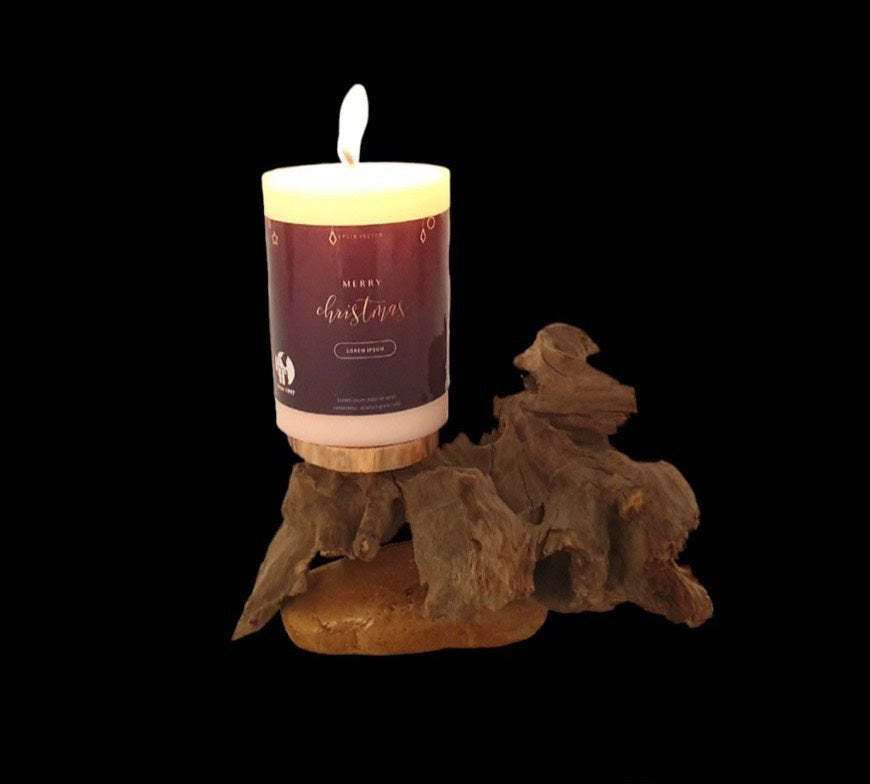 DN258-Candle Holder, Christmas Candle Holer.