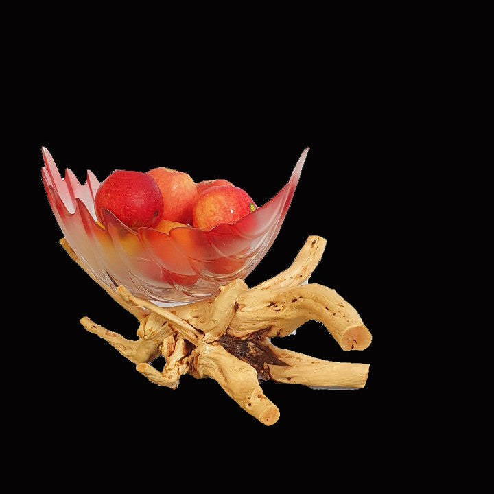 Handmade Wood Fruit Holder, Fruit Holder , Unique Gift ,Set of Fruit Holder , Gift for New house; FH15