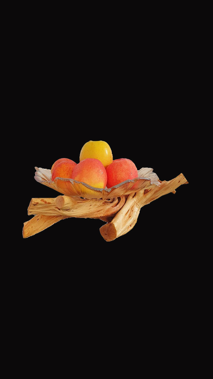 Handmade Wood Fruit Holder, Fruit Holder , Unique Gift ,Set of Fruit Holder , Gift for New house; FH16