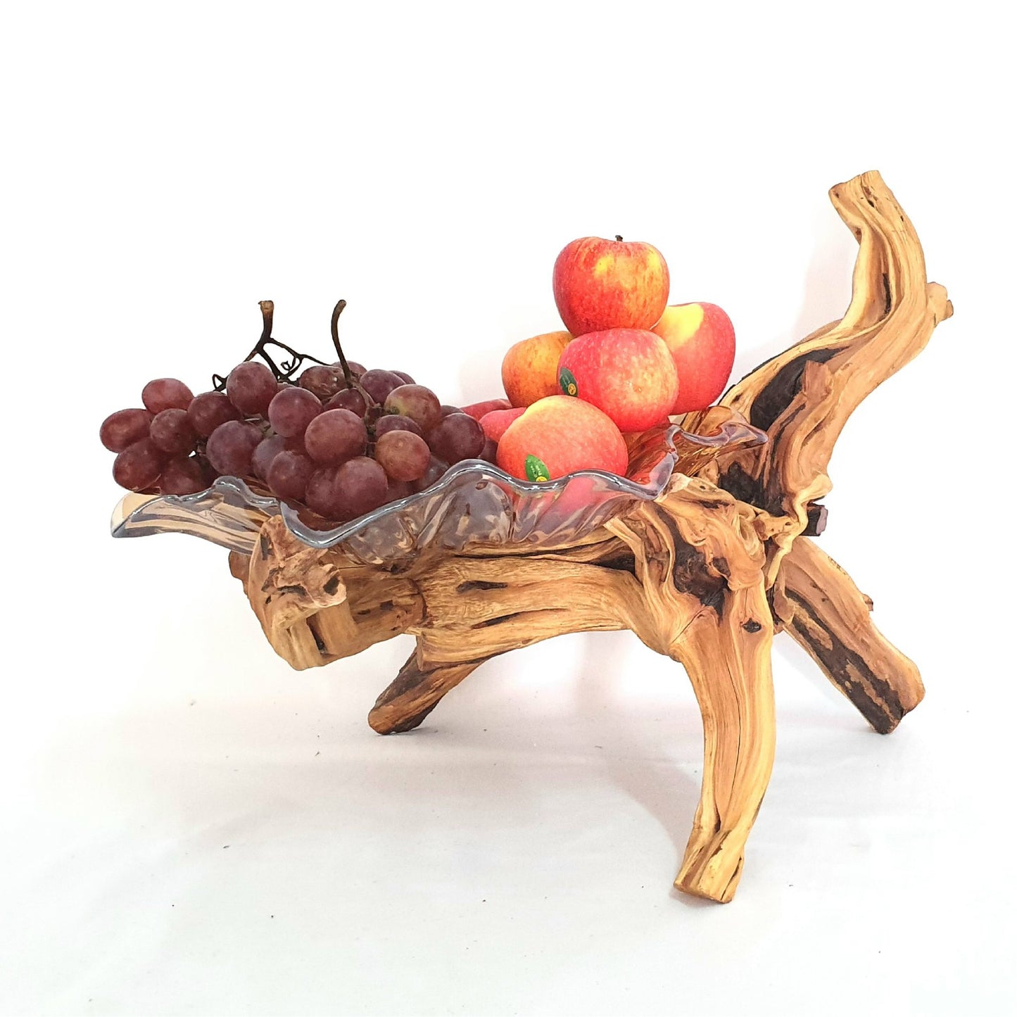 Handmade Wood Fruit Holder, Fruit Holder , Unique Gift ,Set of Fruit Holder , Gift for New house; FH06