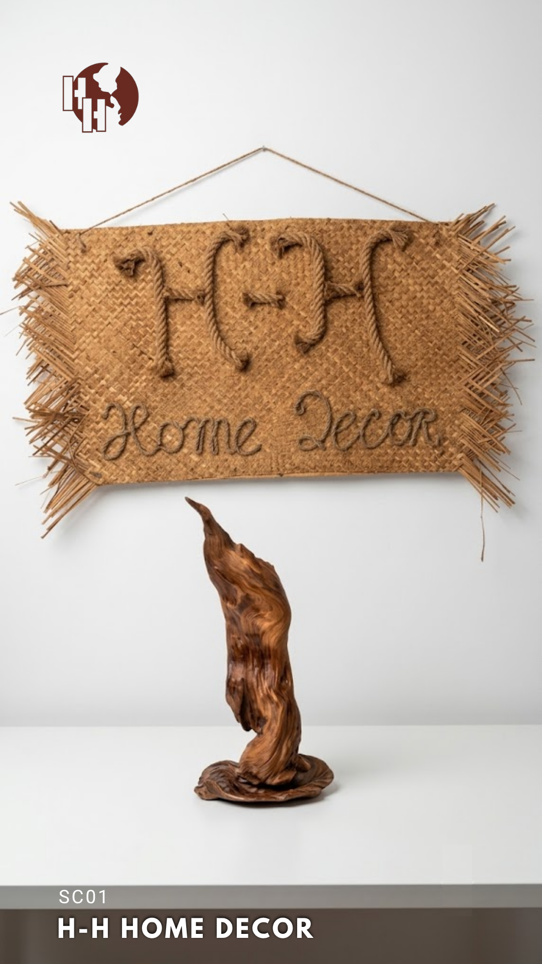 [SC01 ] Natural Wood Art Sculpture – "Dance of the Forest"