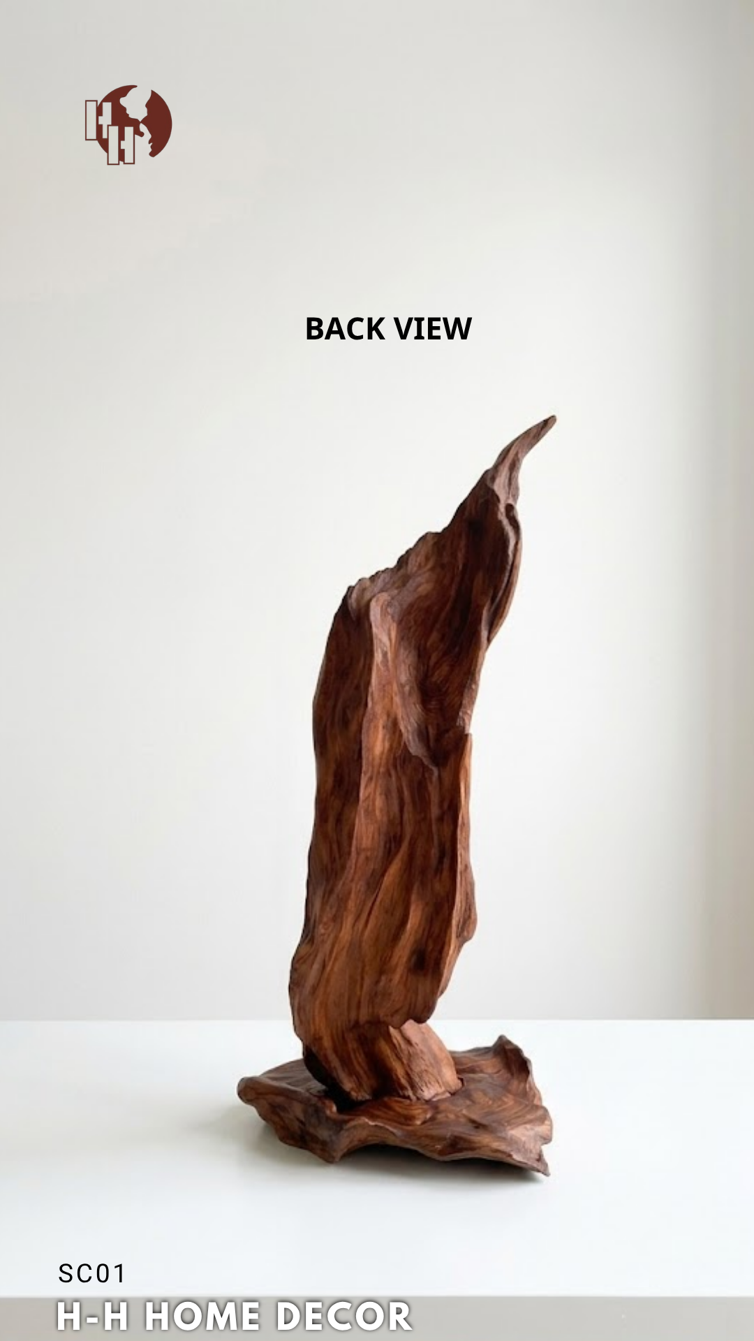 [SC01 ] Natural Wood Art Sculpture – "Dance of the Forest"