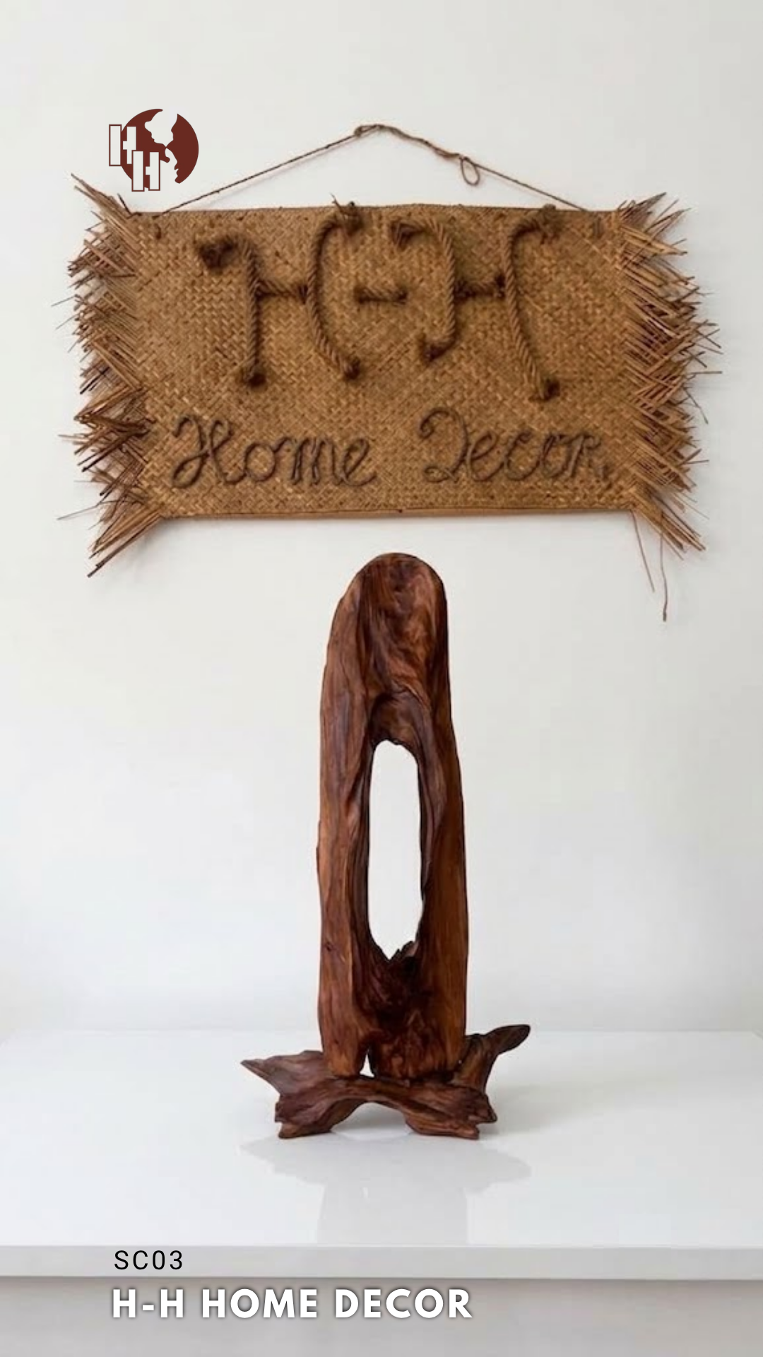 [SC03] Premium Natural Driftwood Art Sculpture - H-H Home Decor