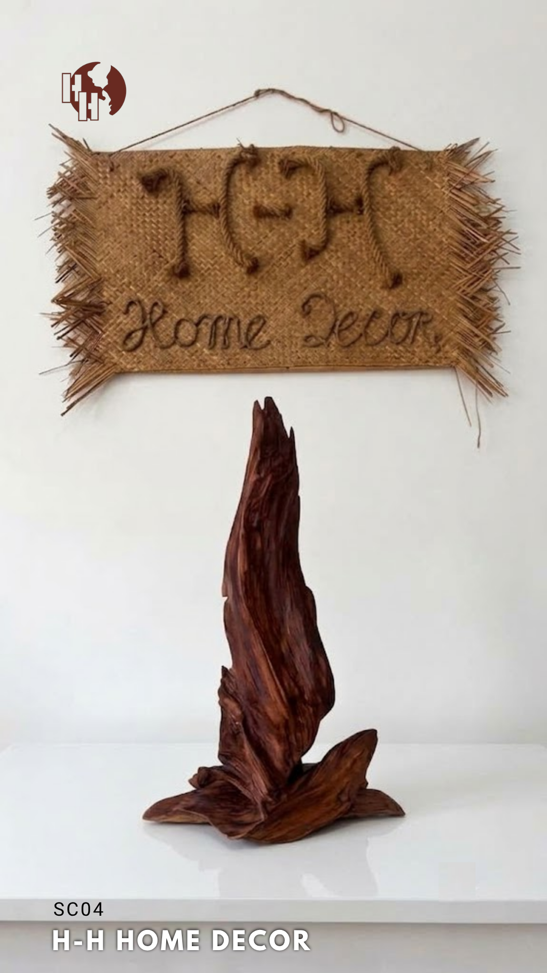 [SC04] Natural Driftwood Art Sculpture by H-H Home Decor