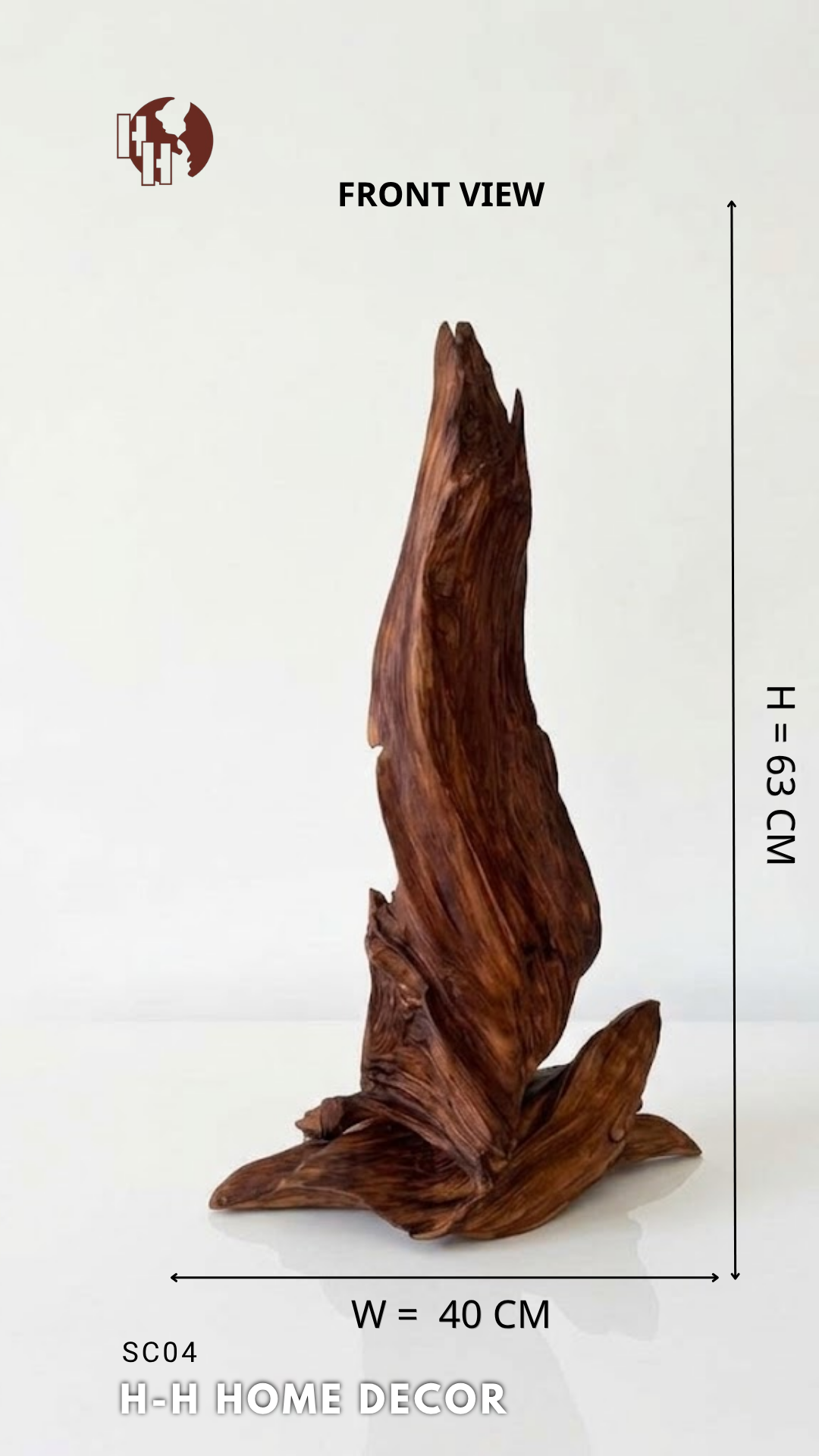 [SC04] Natural Driftwood Art Sculpture by H-H Home Decor