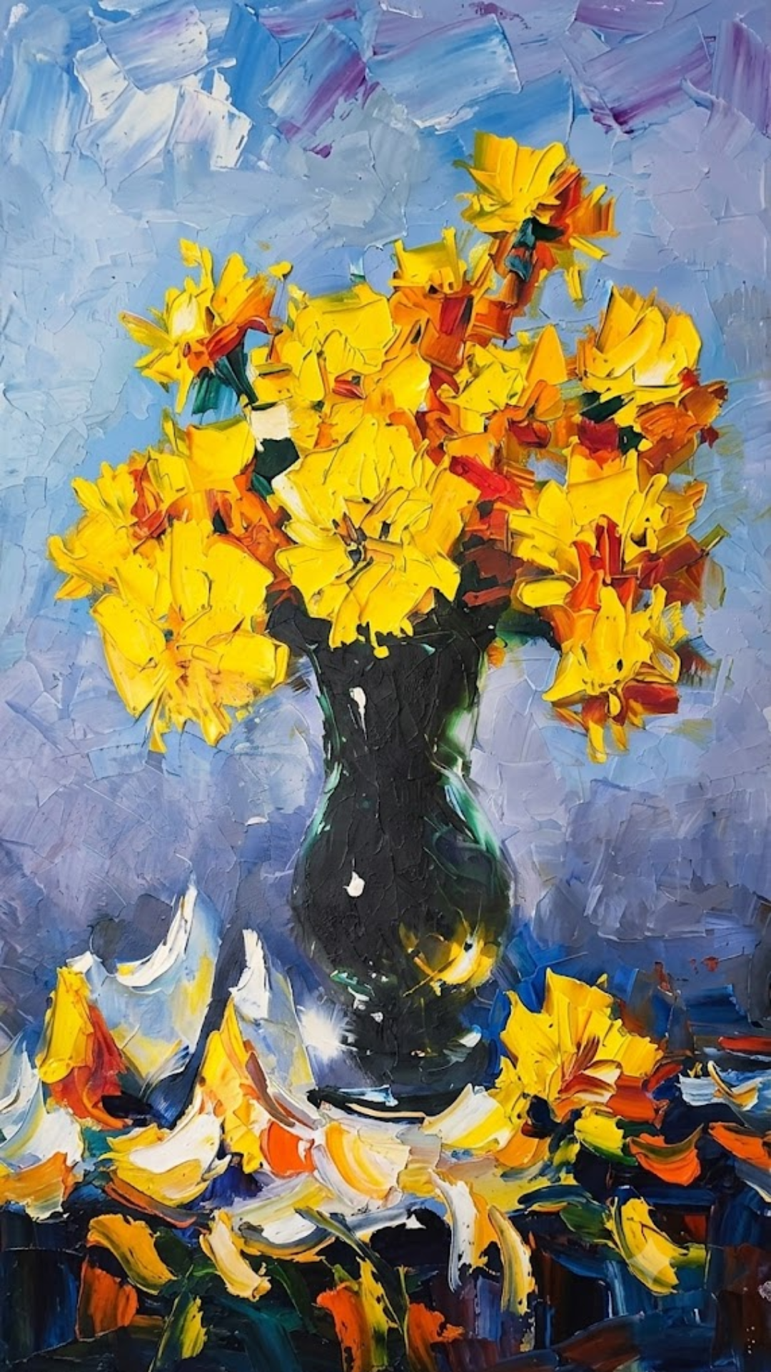 THE DANCE OF YELLOW FLOWERS - LIGHTING UP YOUR SPACE WITH RUSTIC ENERGY