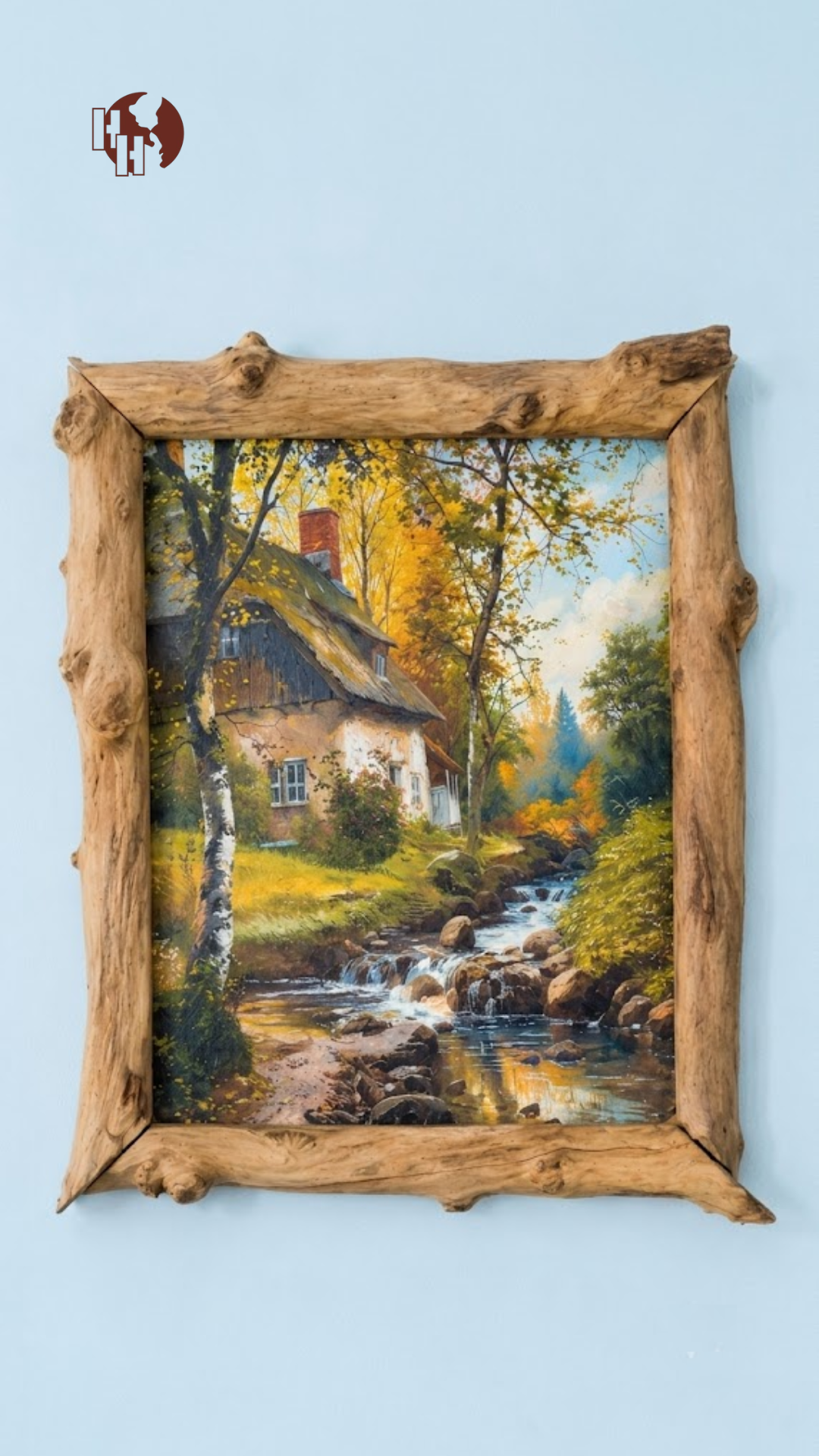 A LITTLE COTTAGE BY THE STREAM - WHERE AUTUMN WRAPS UP PEACE