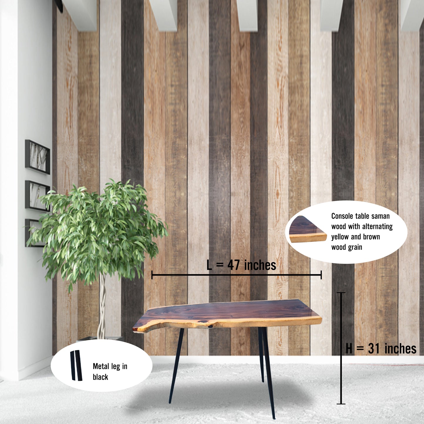 The Wooden Table ; rustic table ; vintage table ; coffee bar BG116
