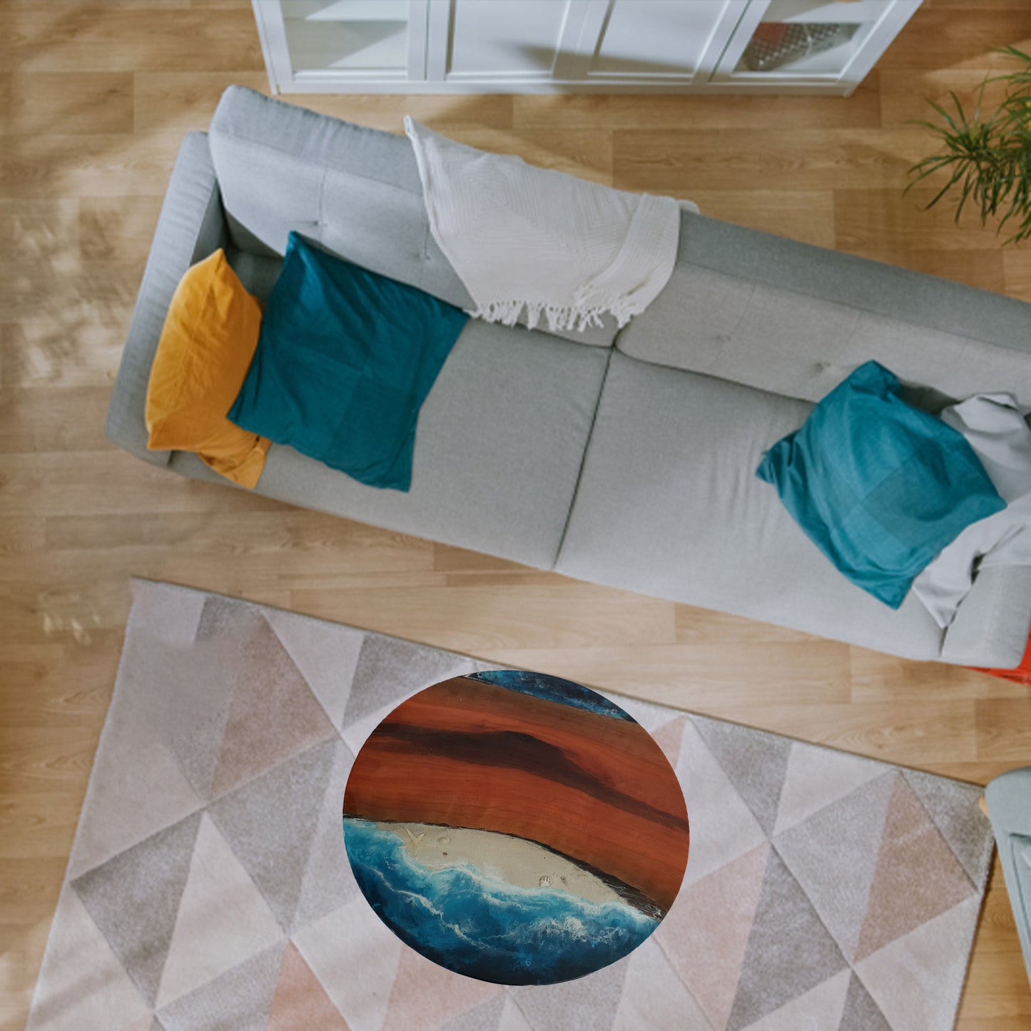 Epoxy coffee table B248