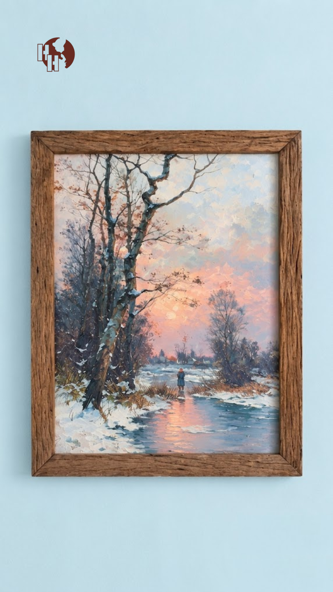 SUNSET ON THE SNOWY RIVER - WHEN WINTER IS NO LONGER COLD