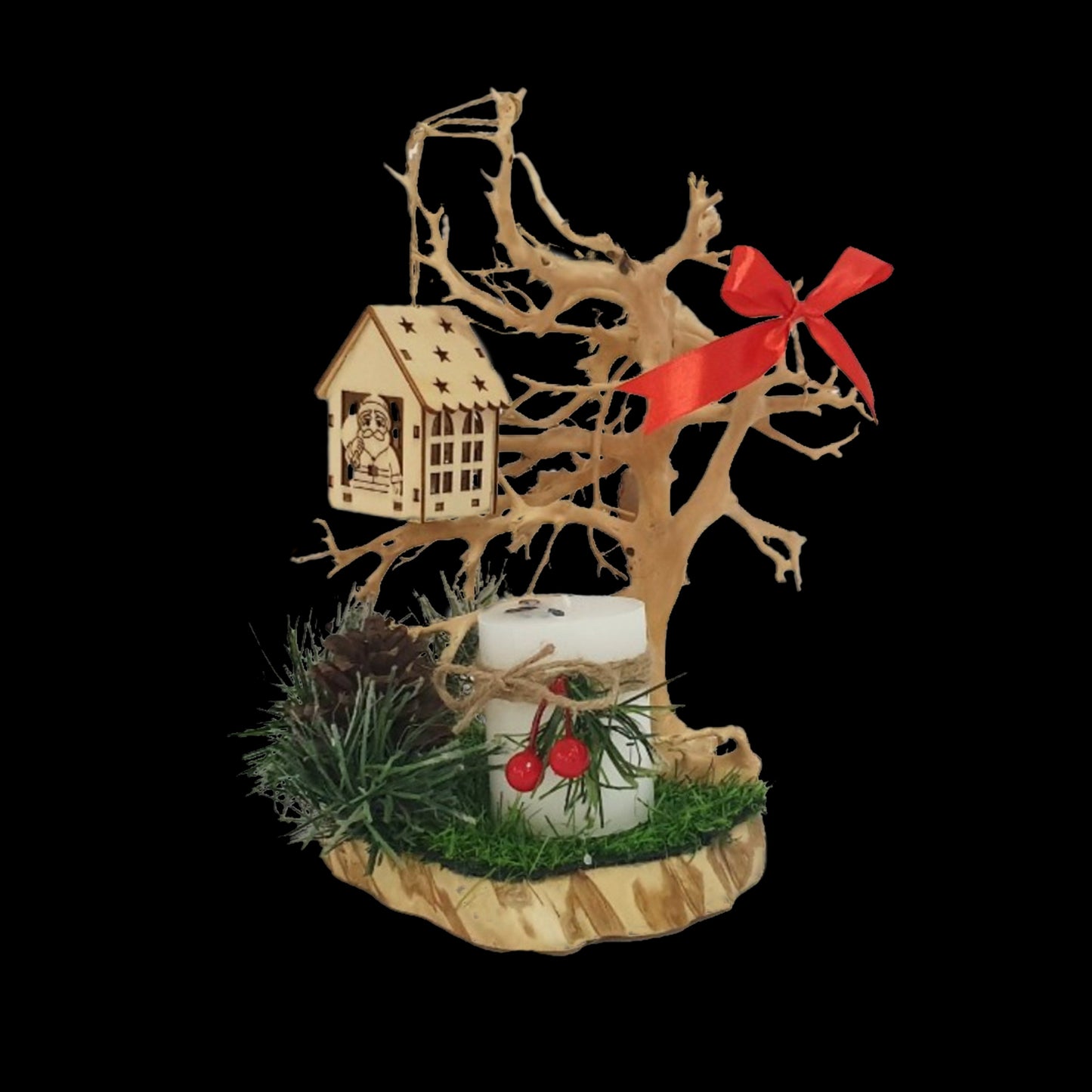 DN232-The set of Candle Holder, The Innovation scented Candle holder , Noel candle holder , christmas Gifts , Handmade candle holder ,  ; HOME DECOR; SCENTED CANDLE ; GIFTS