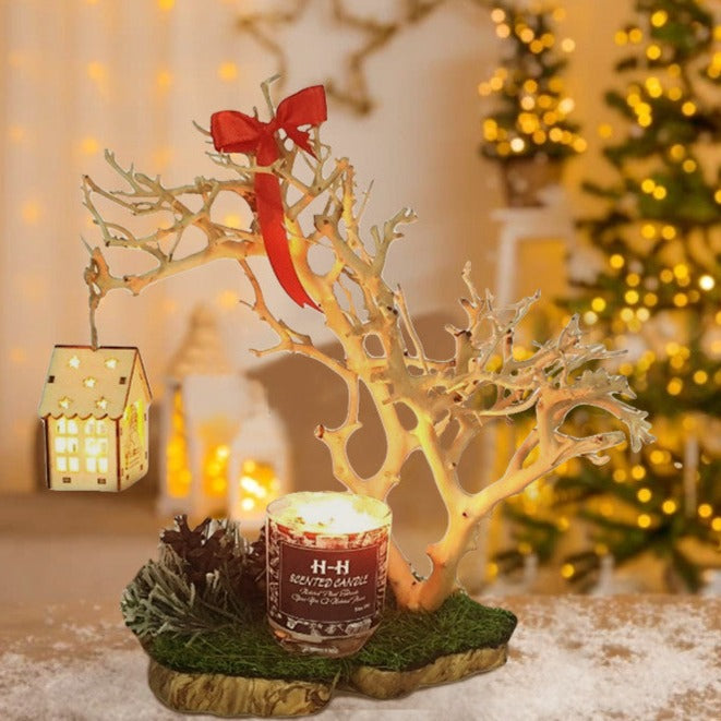 DN247-The set of Candle Holder, The Innovation scented Candle holder , Noel candle holder , christmas Gifts , Handmade candle holder ,  ; HOME DECOR; SCENTED CANDLE ; GIFTS