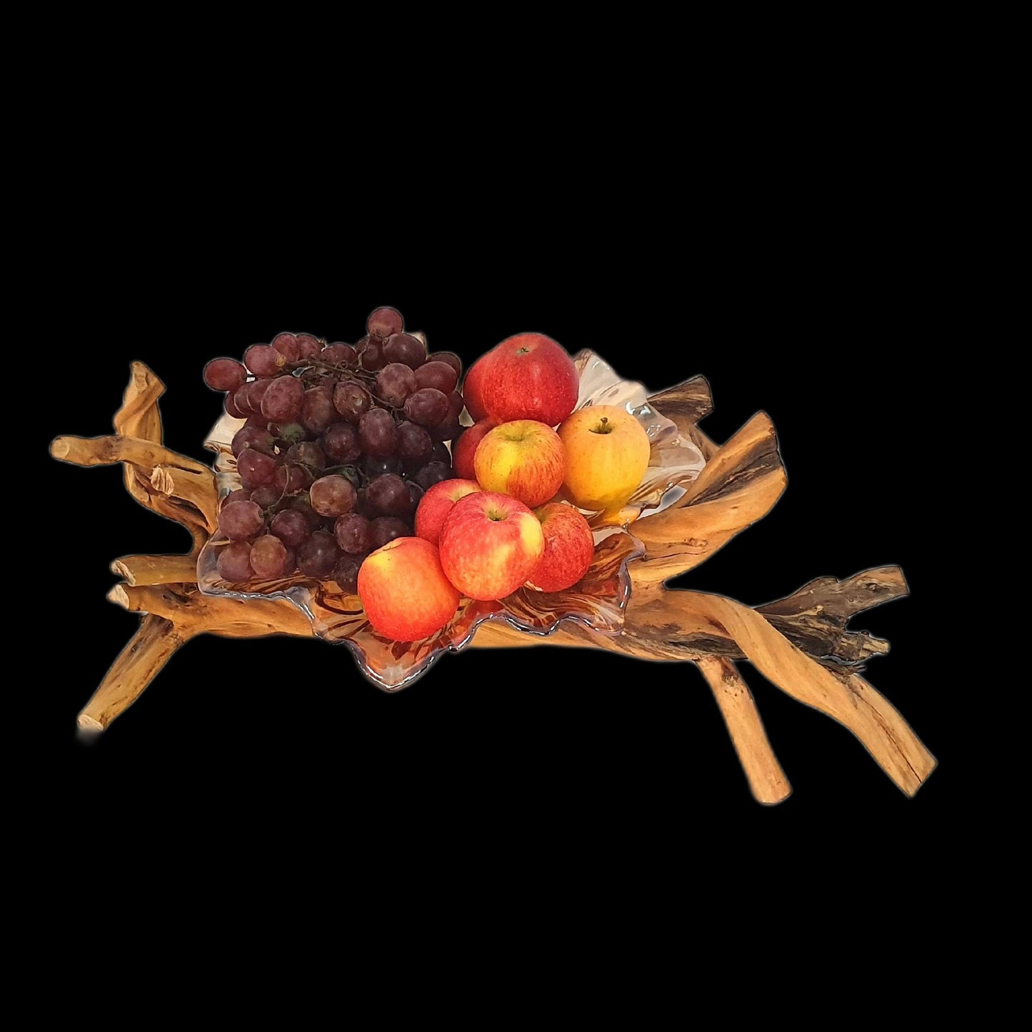 Handmade Wood Fruit Holder, Fruit Holder , Unique Gift ,Set of Fruit Holder , Gift for New house; FH08