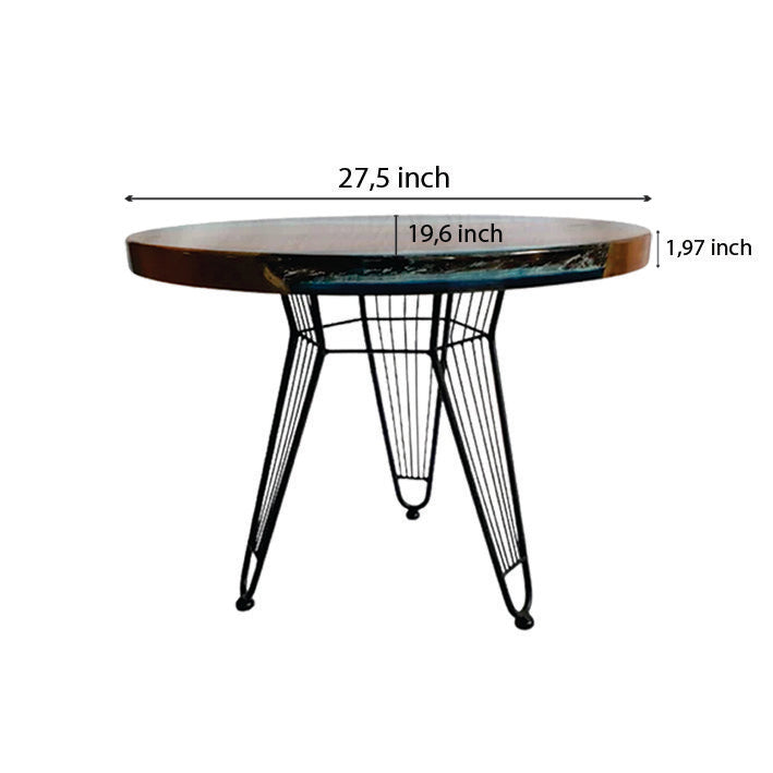 B250; Epoxy coffee table; Art Resin Table;Custom Made Resin and Drift Wooden Coffee Table, Epoxy Table Round , Resin table, Epoxy end table.